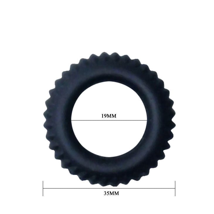 BAILE - COCKRING TITANE NOIR 1.9 CM