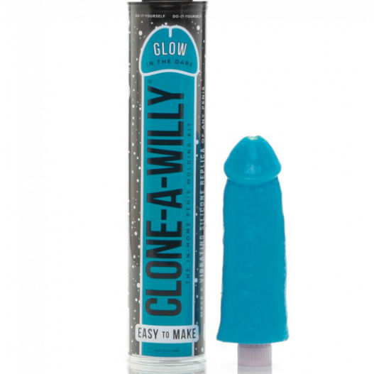 CLONE A WILLY - CLONEUR DE PÉNIS LUMINESCENT BLEU AVEC VIBRATEUR