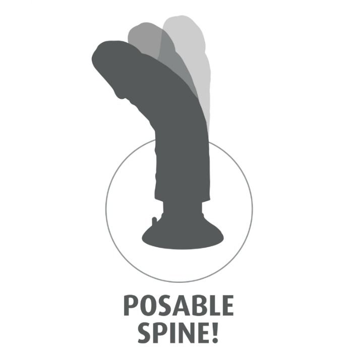 KING COCK - DILDO VIBRANTE CON TESTICOLI 20.3 CM NATURALE