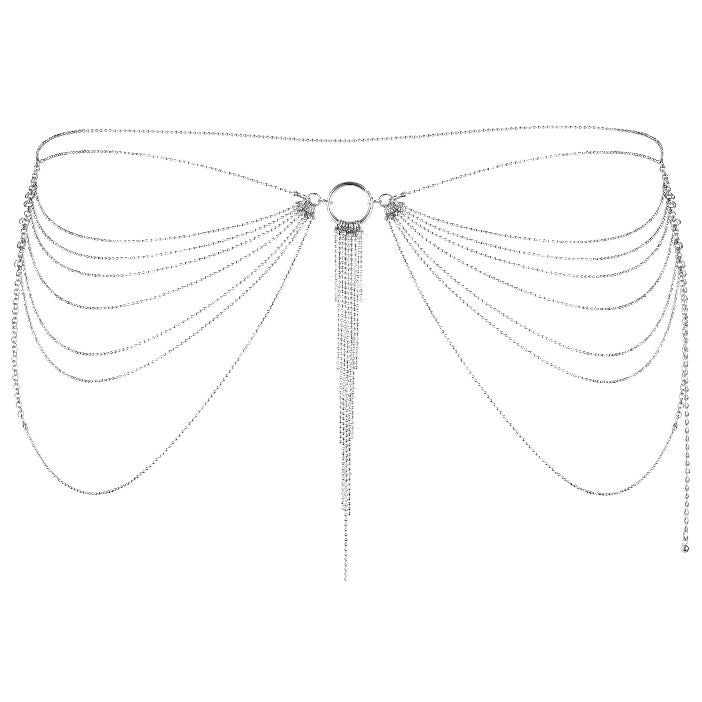 BIJOUX - MAGNIFICENT JEWEL WITH METAL CHAIN FOR LIFE SILVER