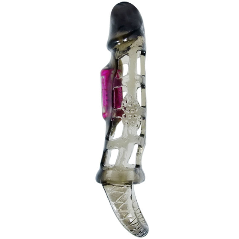 BAILE - DANCE PENIS EXTENSION SLEEVE WITH VIBRATION AND STRAP 13.5 CM