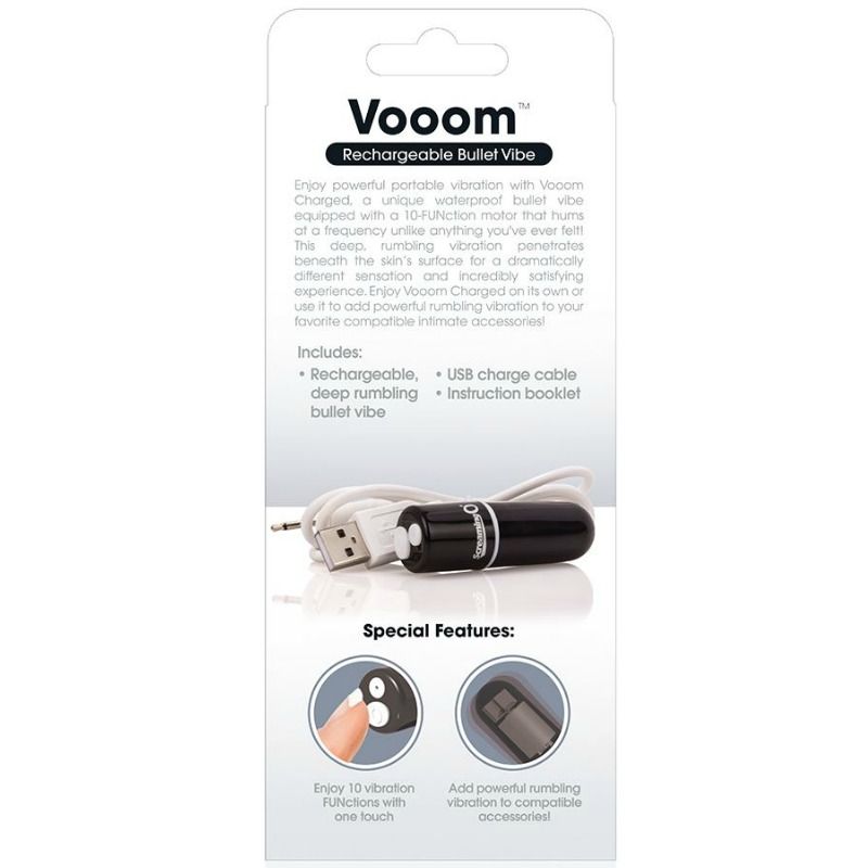 SCREAMING O - BALLE VIBRANTE RECHARGEABLE VOOOM NOIR