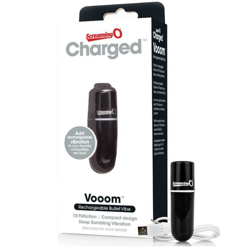 SCREAMING O - BALLE VIBRANTE RECHARGEABLE VOOOM NOIR