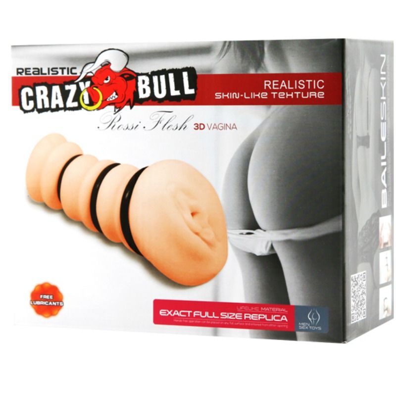 CRAZY BULL - MASTURBADOR AVEC ANNEAUX VAGINAUX MODÈLE 2