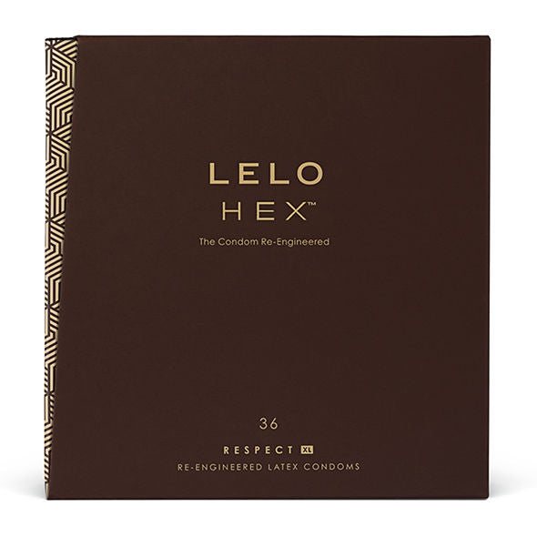 LELO - PRÉSERVATIFS HEX RESPECT XL PAQUET DE 36