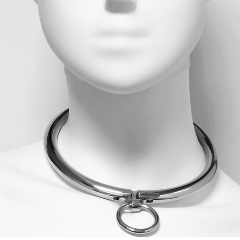 MÉTAL DUR - COLLIER MÉTAL FERMETURE COMBINÉE 12 CM