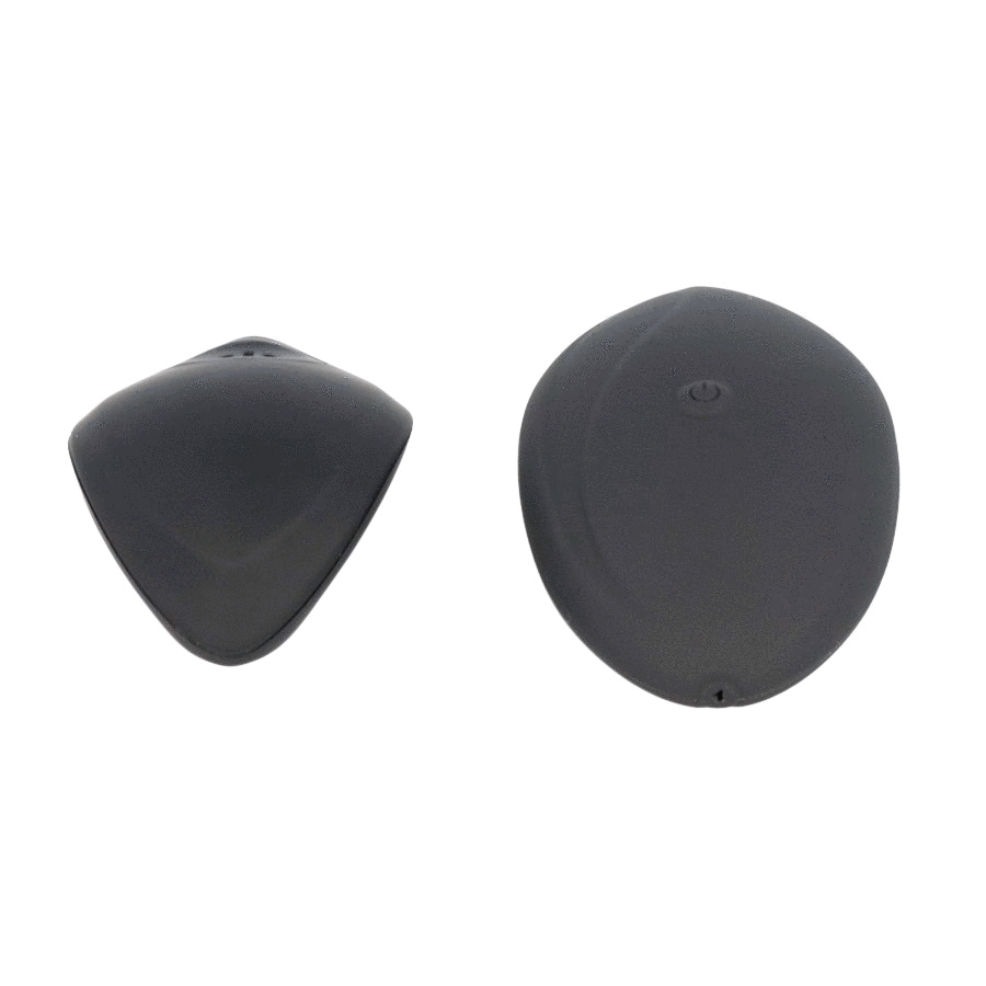 BLACK&SILVER - ZARA REMOTE CONTROL STIMULATOR WITH FREE SLIP