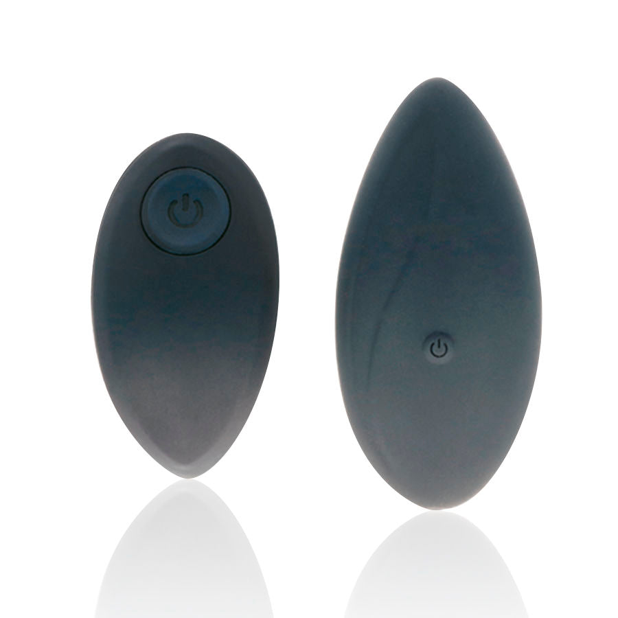 BLACK&SILVER - ZARA REMOTE CONTROL STIMULATOR WITH FREE SLIP