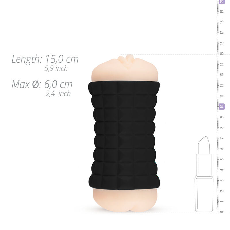 WOMANVIBE - WOMANVIBE DOUBLE RUBBER MASTURBATOR