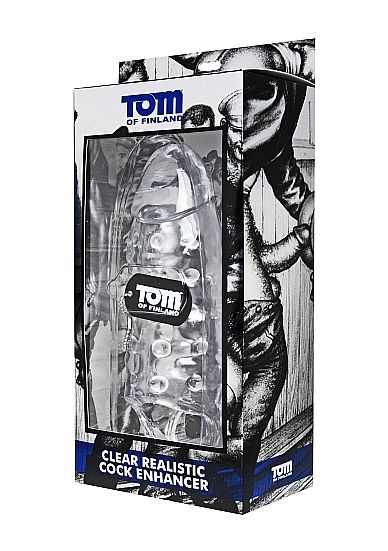 TOM OF FINLAND - CLEAR REALISTIC COCK ENHANCEMENT