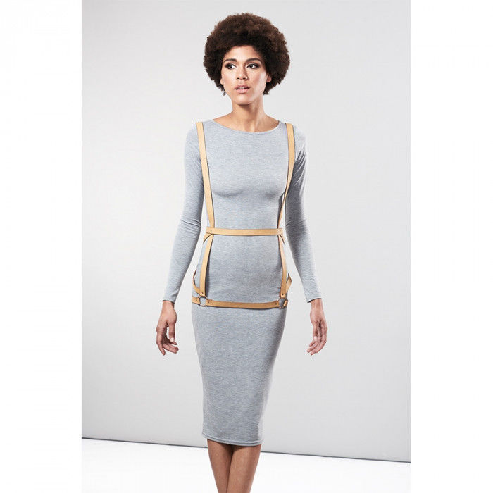 BIJOUX - HARNAIS MAZE INDISCRETS FORME ROBE MARRON