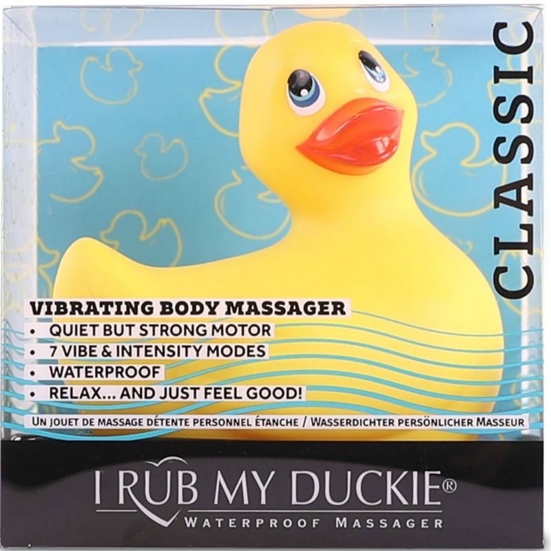 BIG TEASE TOYS - JE FROTTE MON CANARD CLASSIC JAUNE VIBRANT DUCK