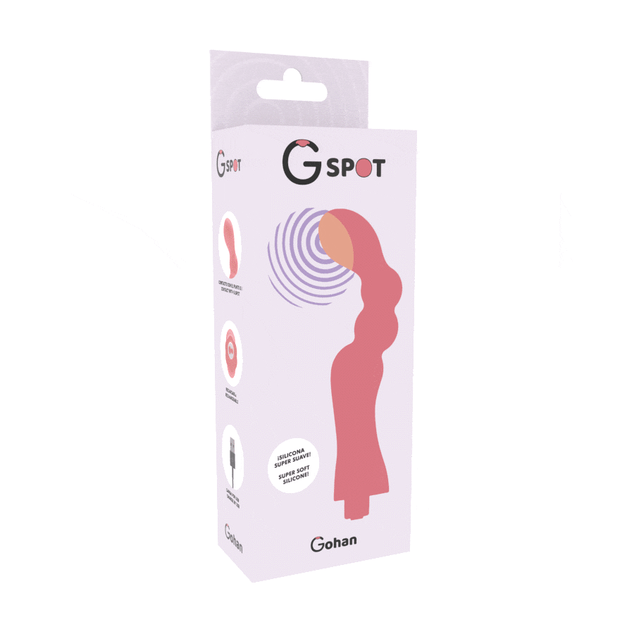 G-SPOT - VIBRATEUR GOHAN G-SPOT ROUGE CLAIR