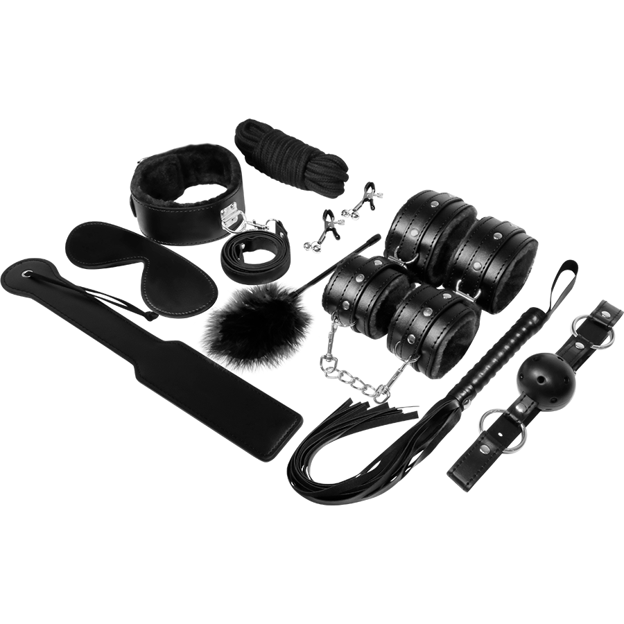 EXPÉRIENCE - KIT FÉTICHE BDSM SÉRIE NOIRE