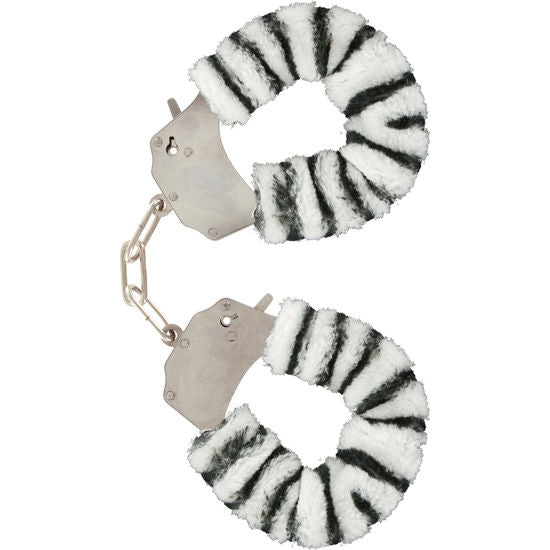 TOYJOY - FUNNY FURRY BONDAGE ZEBRA CUFFS