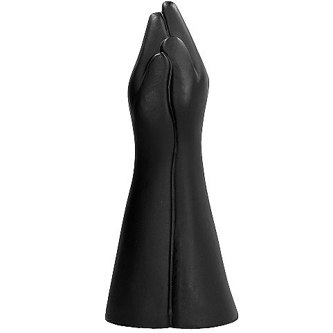 ALL BLACK - FISTING WITH DILDO 39 CM