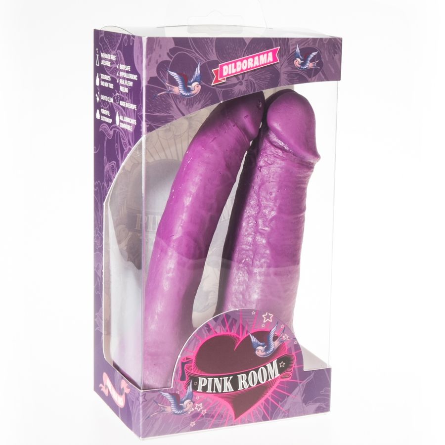 CHAMBRE ROSE - GODE RÉALISTE ARTHUS VIOLET 17CM/15.5CM