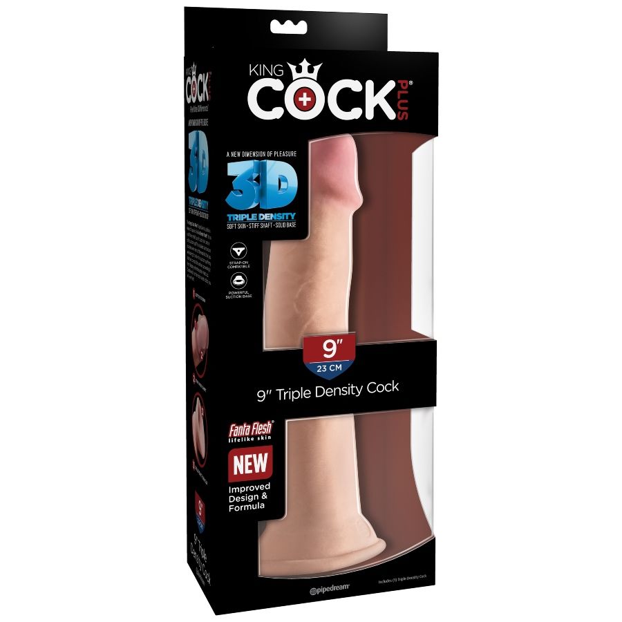 KING COCK - GODE TRIPLE DENSITE 23 CM