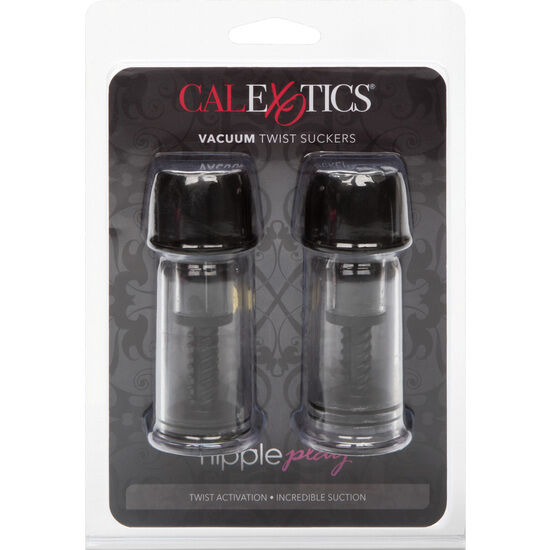 CALEXOTICS - VACUUM TWIST SUCTION CUPS BLACK