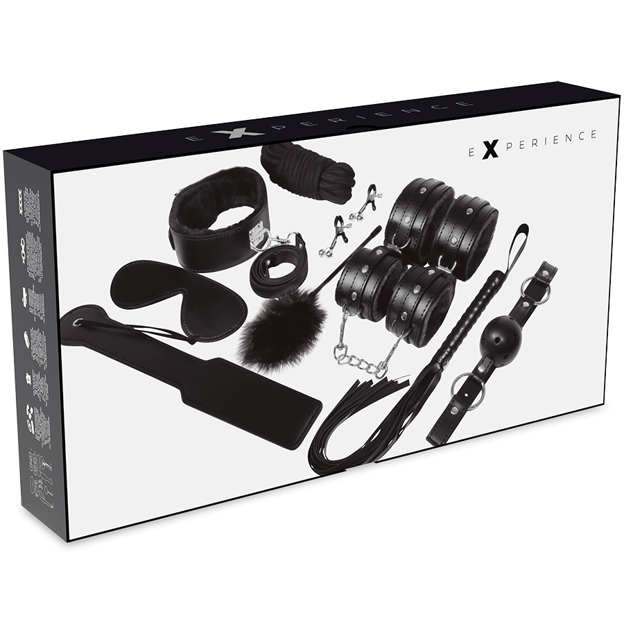EXPÉRIENCE - KIT FÉTICHE BDSM SÉRIE NOIRE