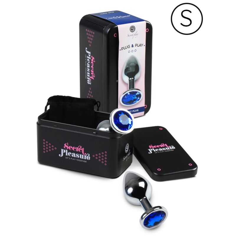 SECRETPLAY - BLUE BUTT PLUG S