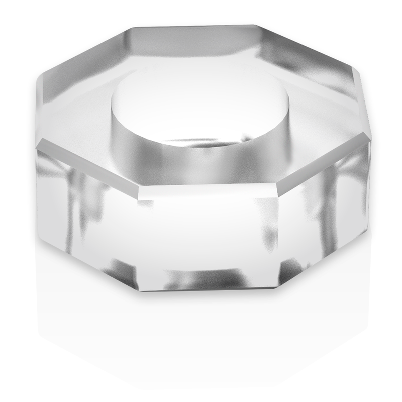 POWERING - SUPER FLEXIBLE AND RESISTANT COCK RING 5CM PR10 TRANSPARENT