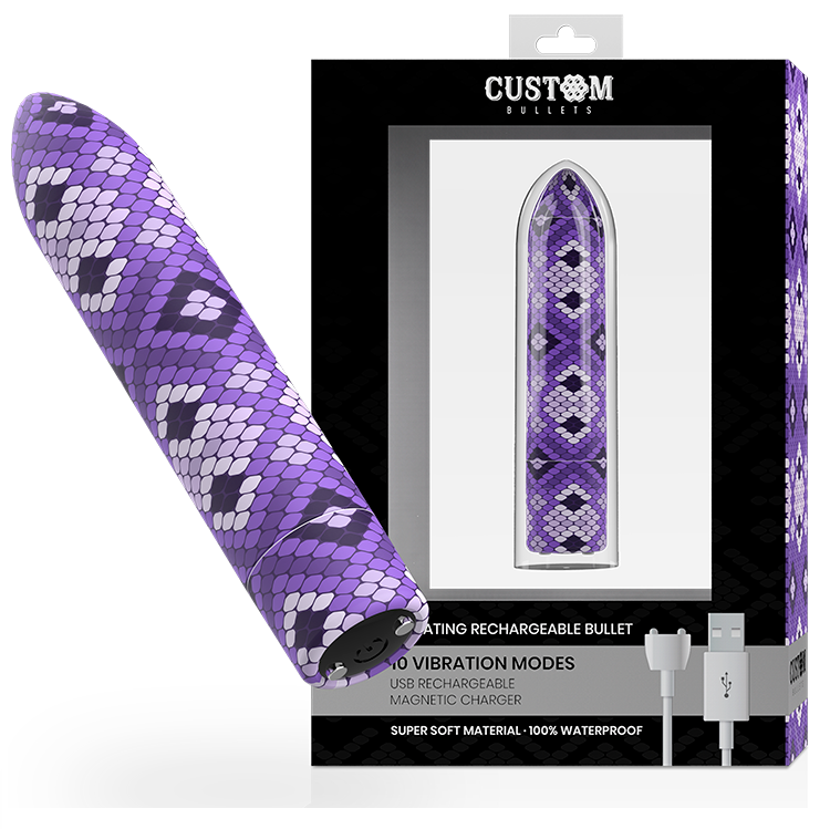 BALLES PERSONNALISÉES - BALLE MAGNÉTIQUE RECHARGEABLE VIOLET 10V