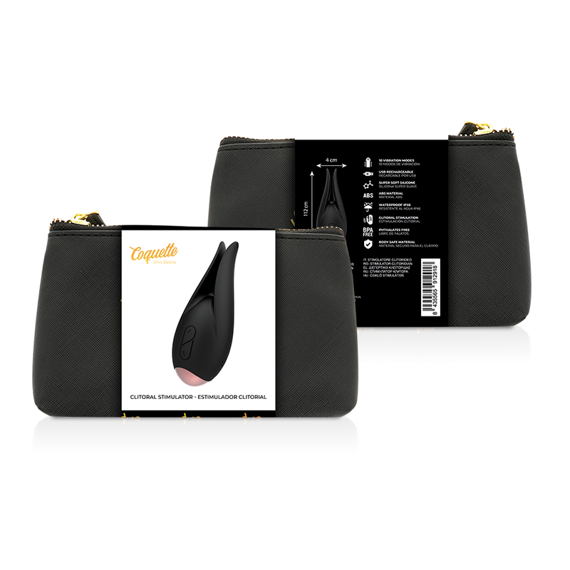 COQUETTE CHIC DESIRE - CLITORIAL STIMULATOR BLACK/GOLD