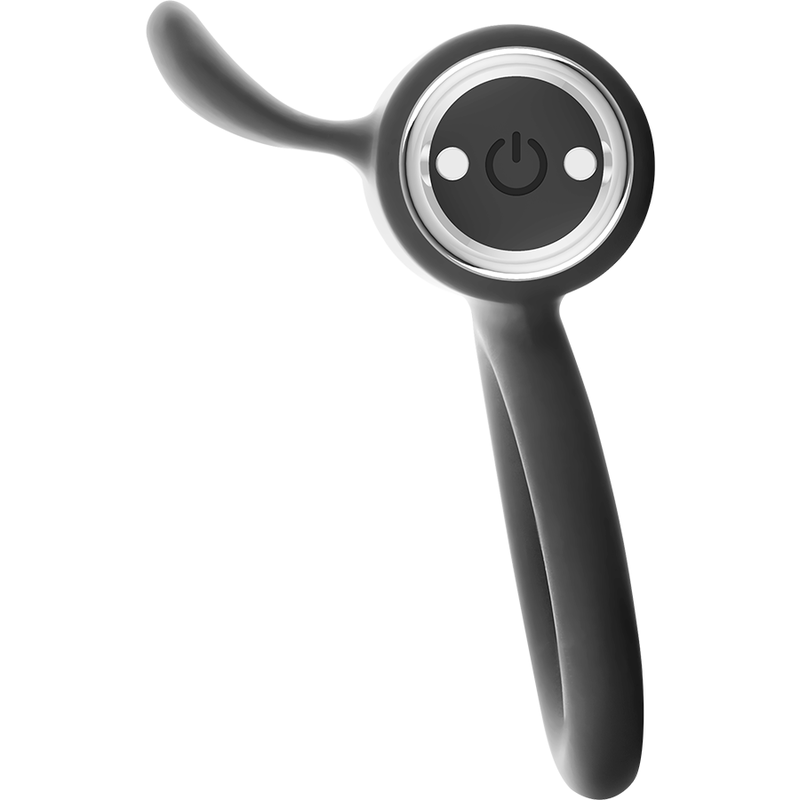 BLACK&SILVER - CAMERON SILVER RECHARGEABLE RING