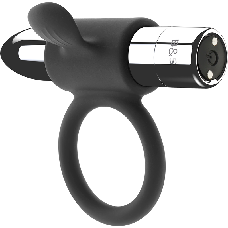 BLACK&SILVER - CAMERON SILVER RECHARGEABLE RING