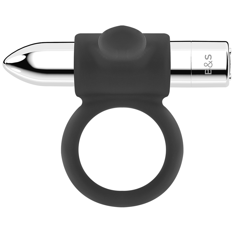 BLACK&SILVER - CAMERON SILVER RECHARGEABLE RING