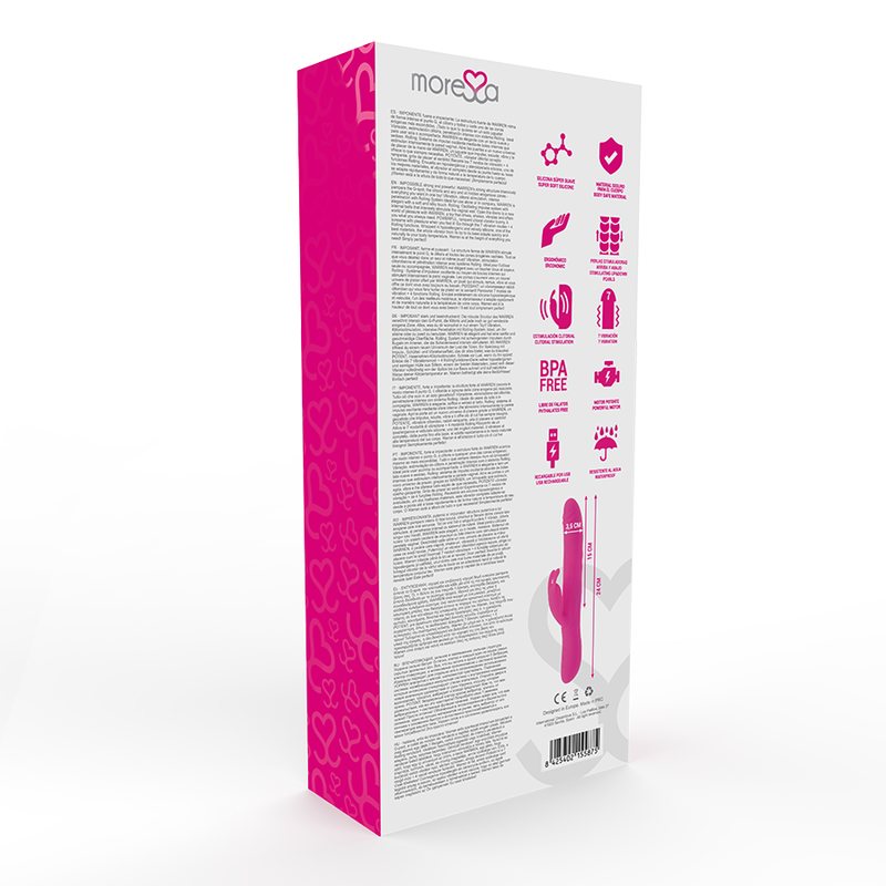 MORESSA - SILICONE RECHARGEABLE WARREN PREMIUM