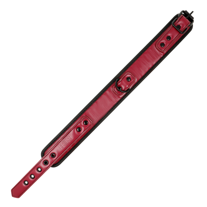 FETISH SUBMISSIVE DARK ROOM - COLLIER CHAÎNE AVEC DOUBLURE EN NÉOPRÈNE