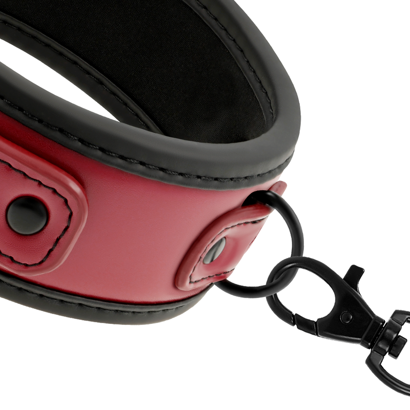 FETISH SUBMISSIVE DARK ROOM - COLLIER CHAÎNE AVEC DOUBLURE EN NÉOPRÈNE