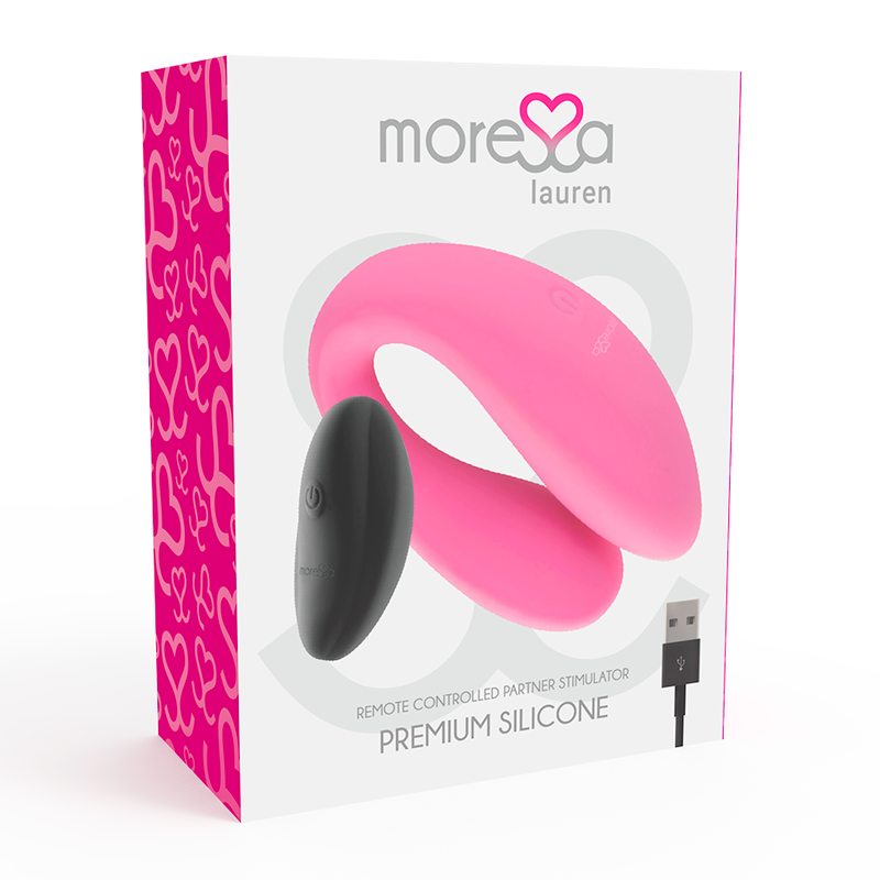 MORESSA - STIMULATEUR À TÉLÉCOMMANDE LAUREN POUR COUPLES