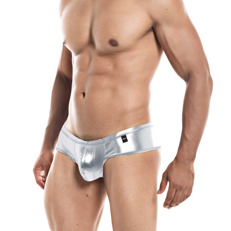 CUT4MEN - CHEEKY BRIEF SILVER L