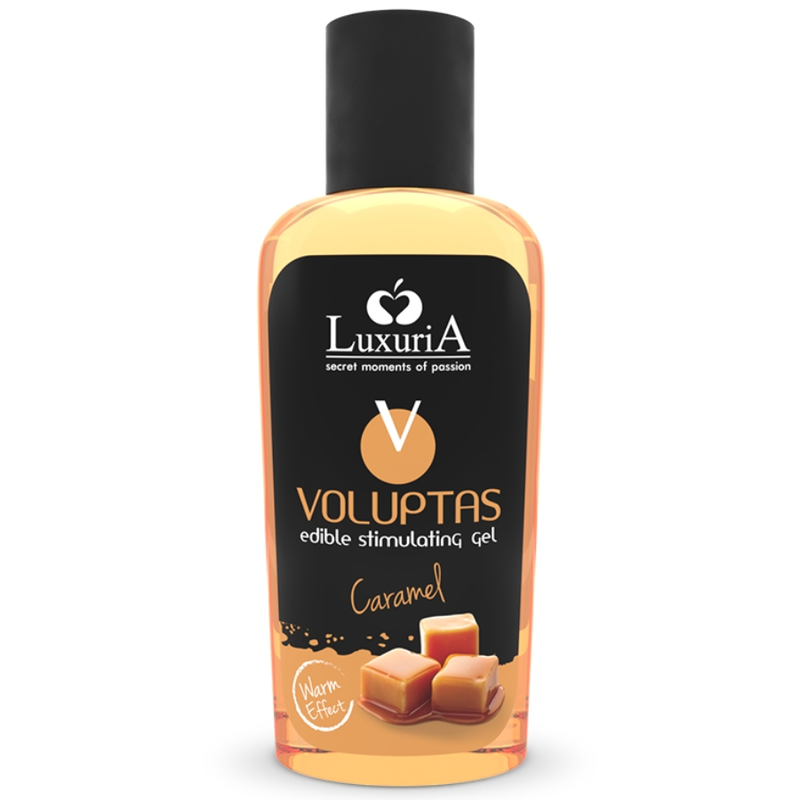 INTIMATELINE LUXURIA - VOLUPTAS FOOD MASSAGE GEL WITH WARMING EFFECT - CARAMEL 100 ML