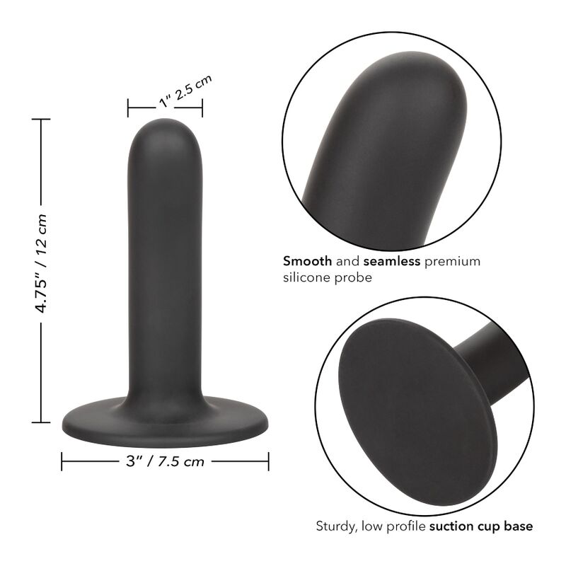 CALEXOTICS - BOUNDLESS DILDO 12 CM COMPATIBLE WITH SMOOTH HARNESS