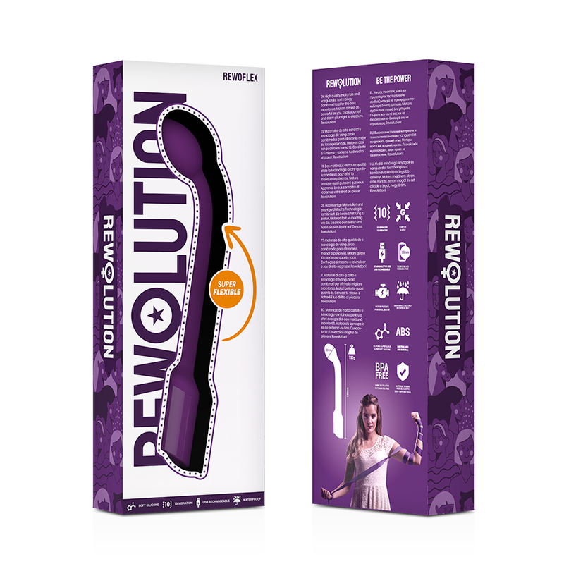 REWOLUTION - REWOFLEX FLEXIBLE G-SPOT STIMULATOR VIBRATOR