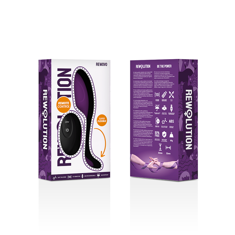 REWOLUTION - REWOVO REMOTE CONTROL EGG VIBRATOR