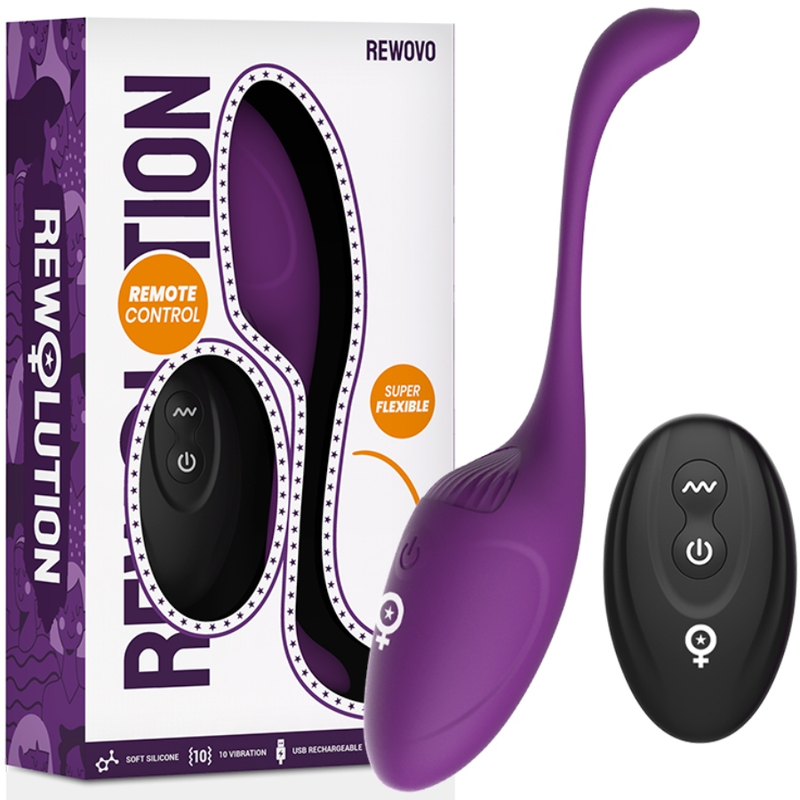 REWOLUTION - REWOVO REMOTE CONTROL EGG VIBRATOR