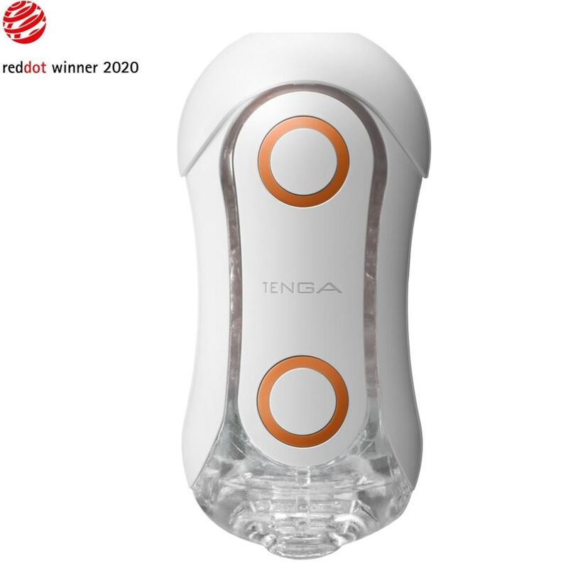 TENGA - MASTURBATORE FLIP ORB STRONG CRASH BIANCO E ARANCIONE