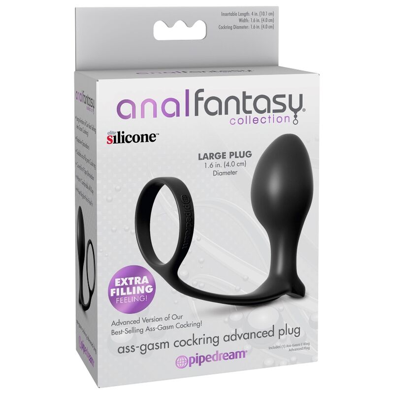 ANAL FANTASY - ASS-GASM ADVANCED RING COLLECTION WITH ANAL PLUG