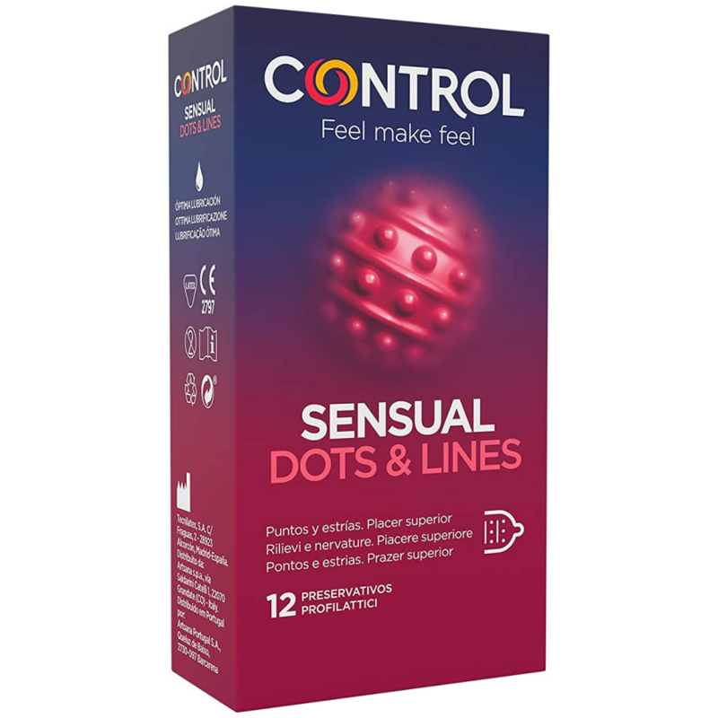 CONTROL - PUNTI E LINEE SENSUALI PUNTI E SMAGLIATURE 12 UNITÀ