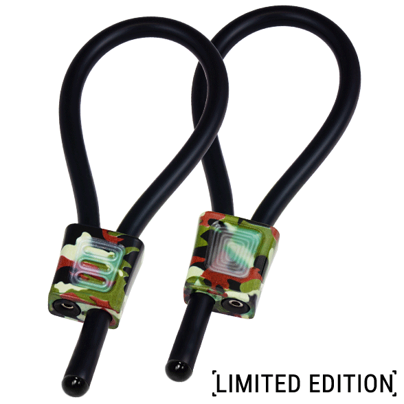 ELECTRASTIM - PRESTIGE ELECTRALOOPS CAMOUFLAGE ADJUSTABLE COCK RINGS