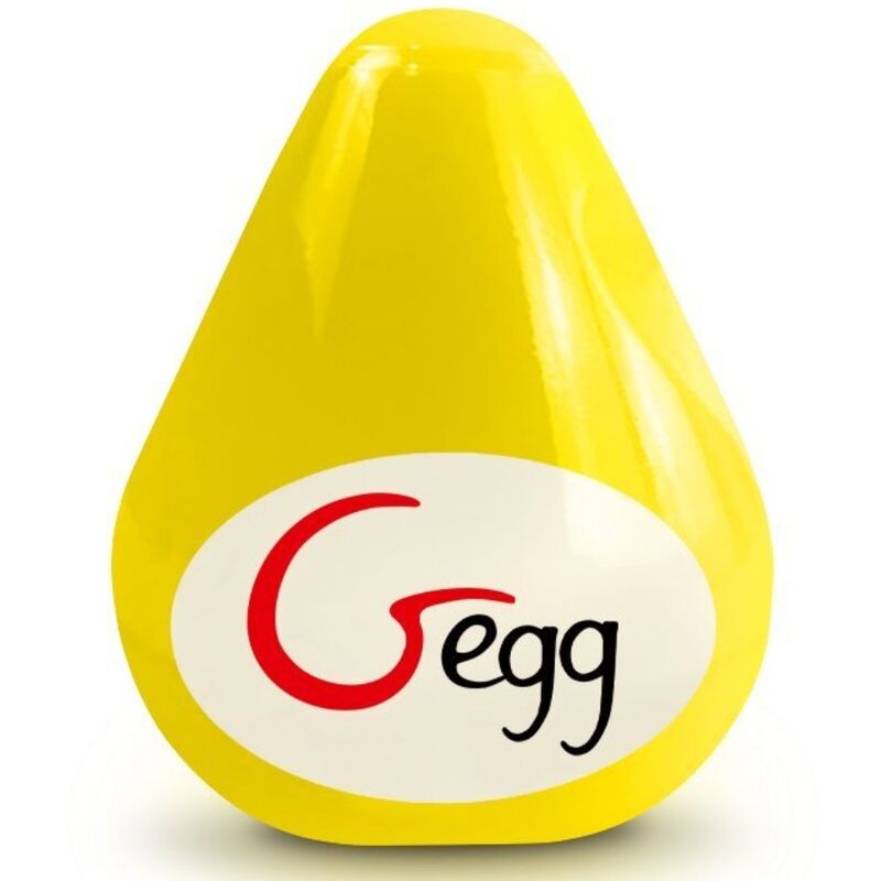 G-VIBE - REUSABLE MASTURBATOR EGG YELLOW TEXTURED