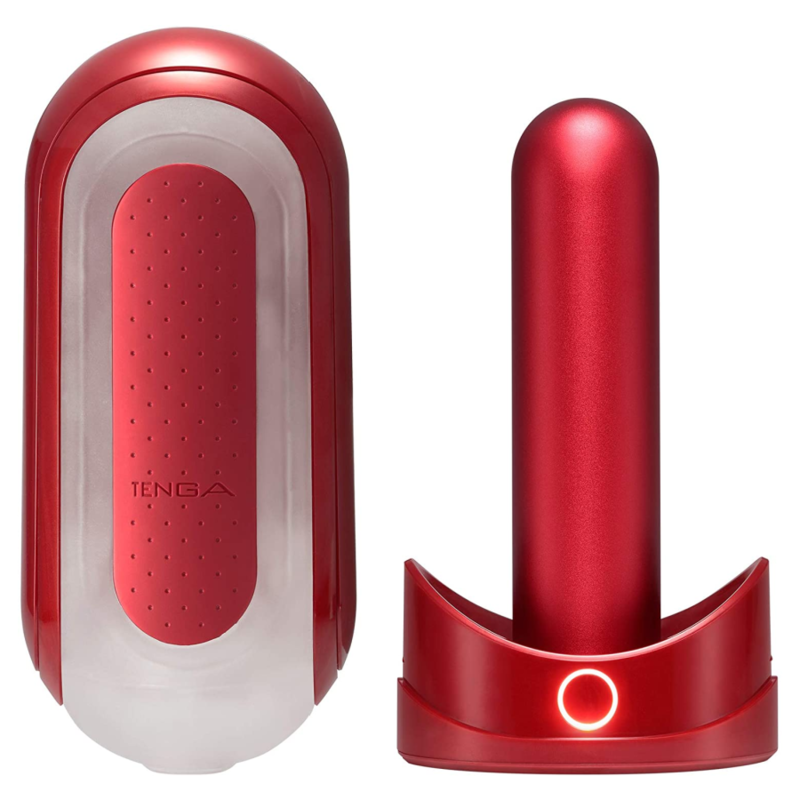 TENGA - FLIP 0 ZERO ROSSO CON RISCALDATORE