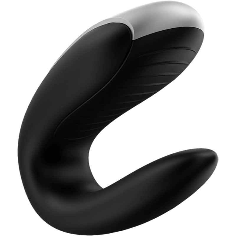 SATISFYER - VIBRATORE DOUBLE FUN PARTNER NERO