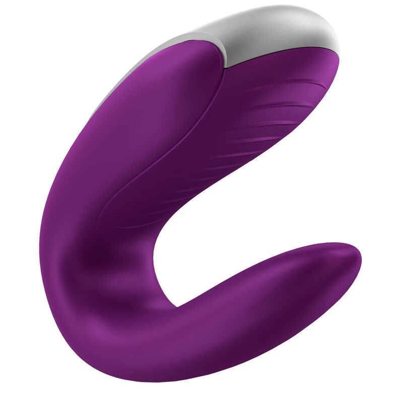 SATISFYER - FUNNY DOUBLE PARTNER VIBRATOR PURPLE