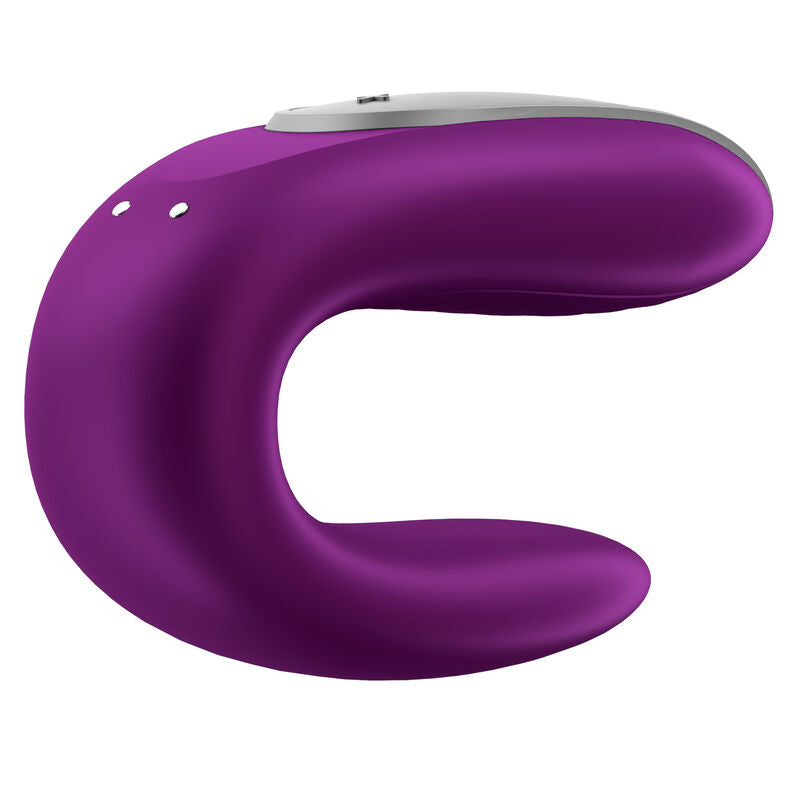 SATISFYER - FUNNY DOUBLE PARTNER VIBRATOR PURPLE